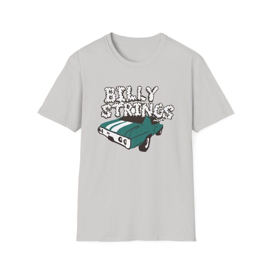 Billy Strings Imogene + Willie X Billy Strings Highway Prayers Green Car Unisex Softstyle T-shirt