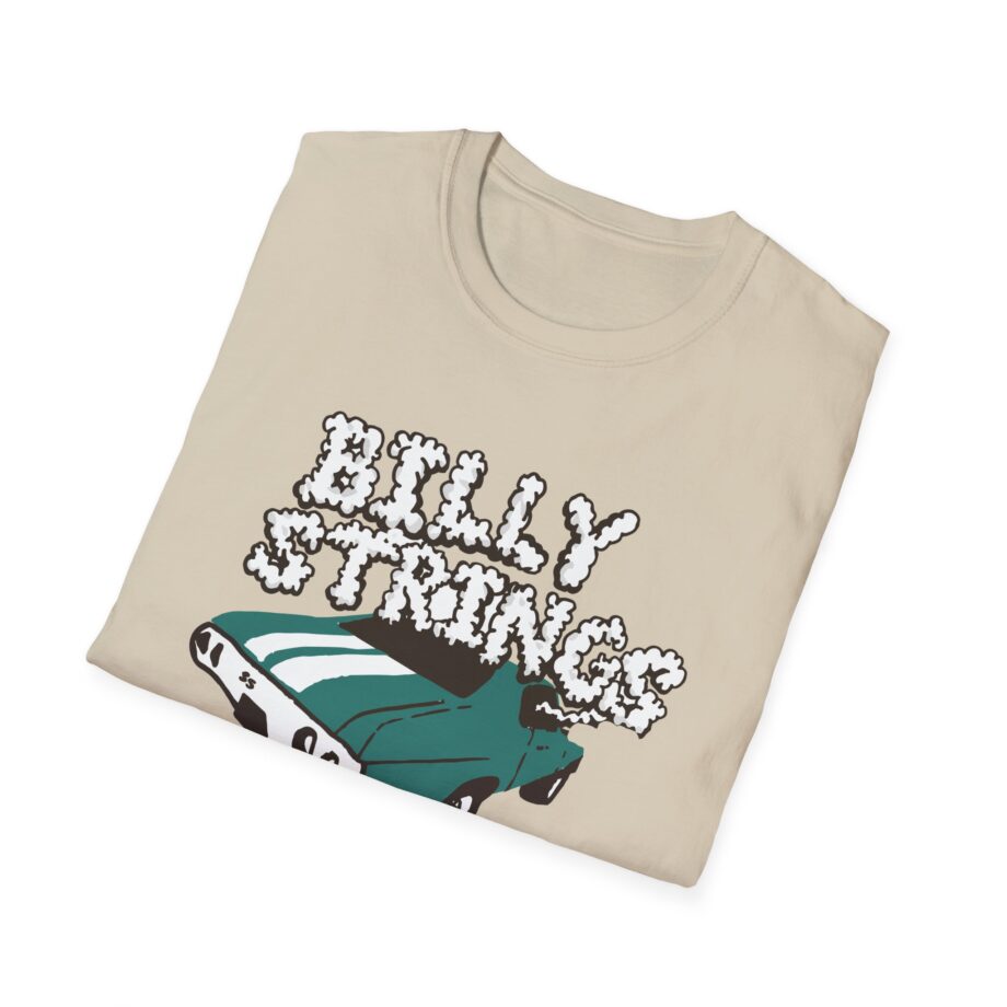 Billy Strings Imogene + Willie X Billy Strings Highway Prayers Green Car Unisex Softstyle T-shirt