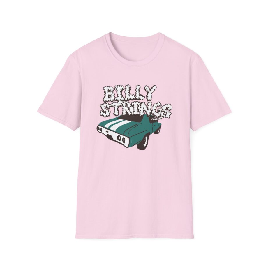 Billy Strings Imogene + Willie X Billy Strings Highway Prayers Green Car Unisex Softstyle T-shirt