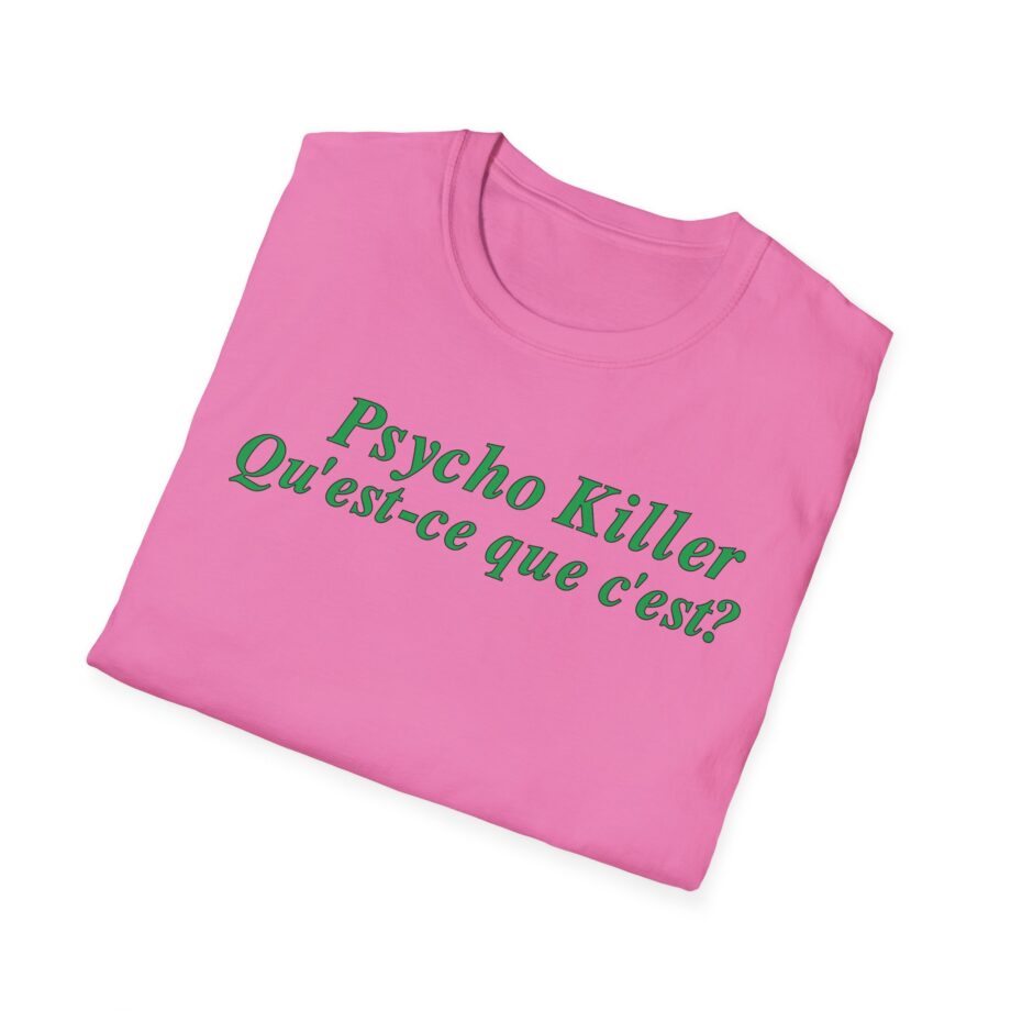 Miley Cyrus Talking Heads X Miley Psycho Killer Unisex Softstyle T-Shirt