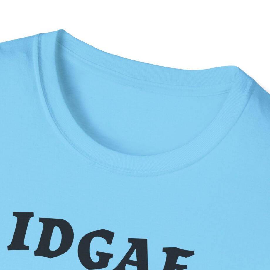 Sadie Crowell Idgaf Neon Middle Finger Unisex Softstyle T-shirt