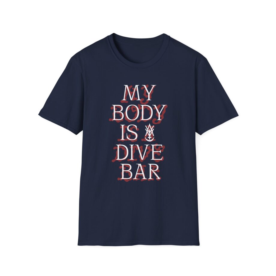 Amigo the Devil My Body is Dive Bar Unisex Softstyle T-shirt