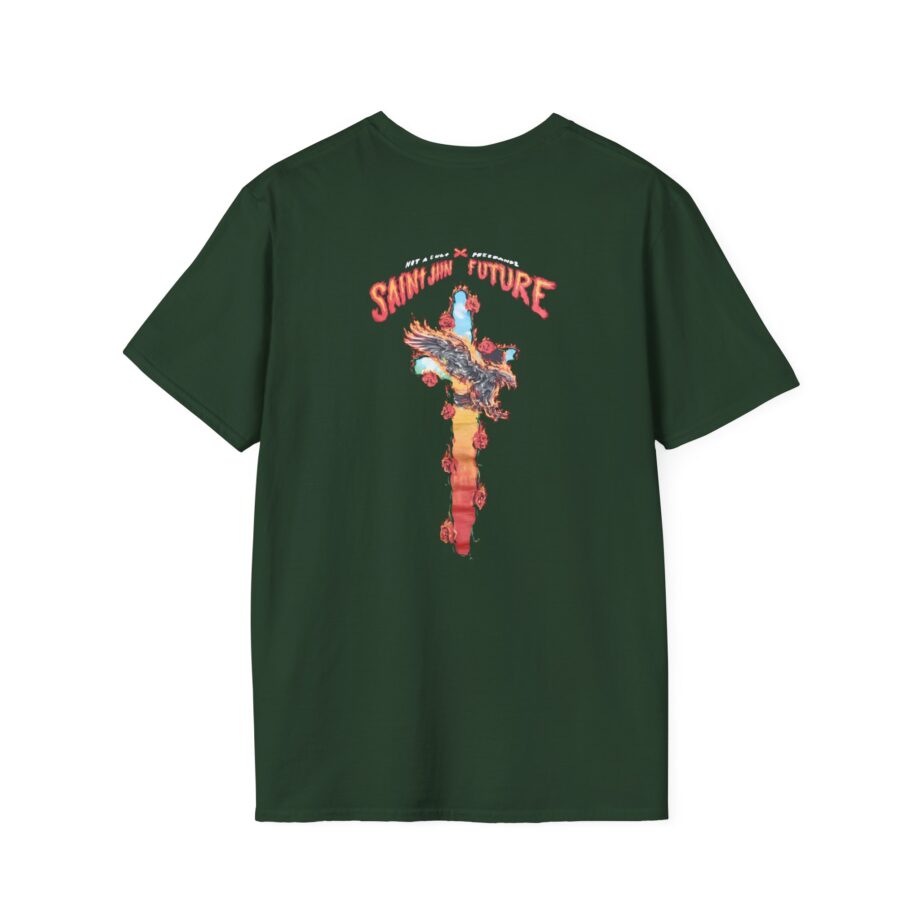 Not a Cult X Freebandz Roses Unisex Softstyle T-Shirt