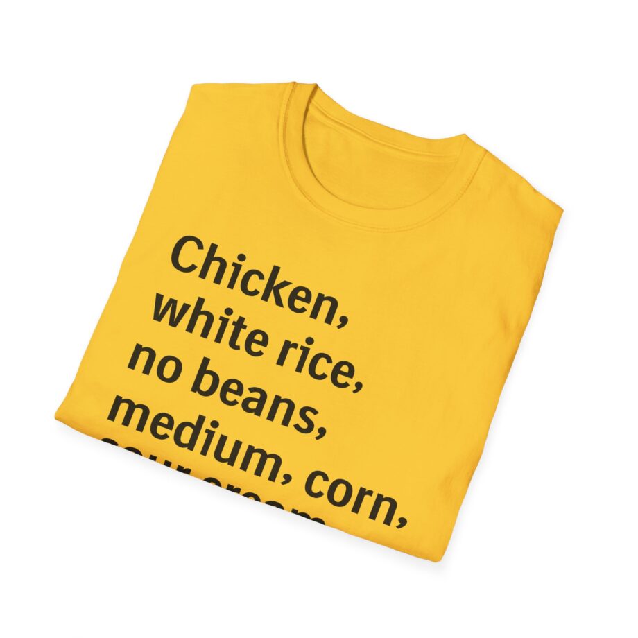 Chipotle Custom Order Unisex Softstyle T-shirt