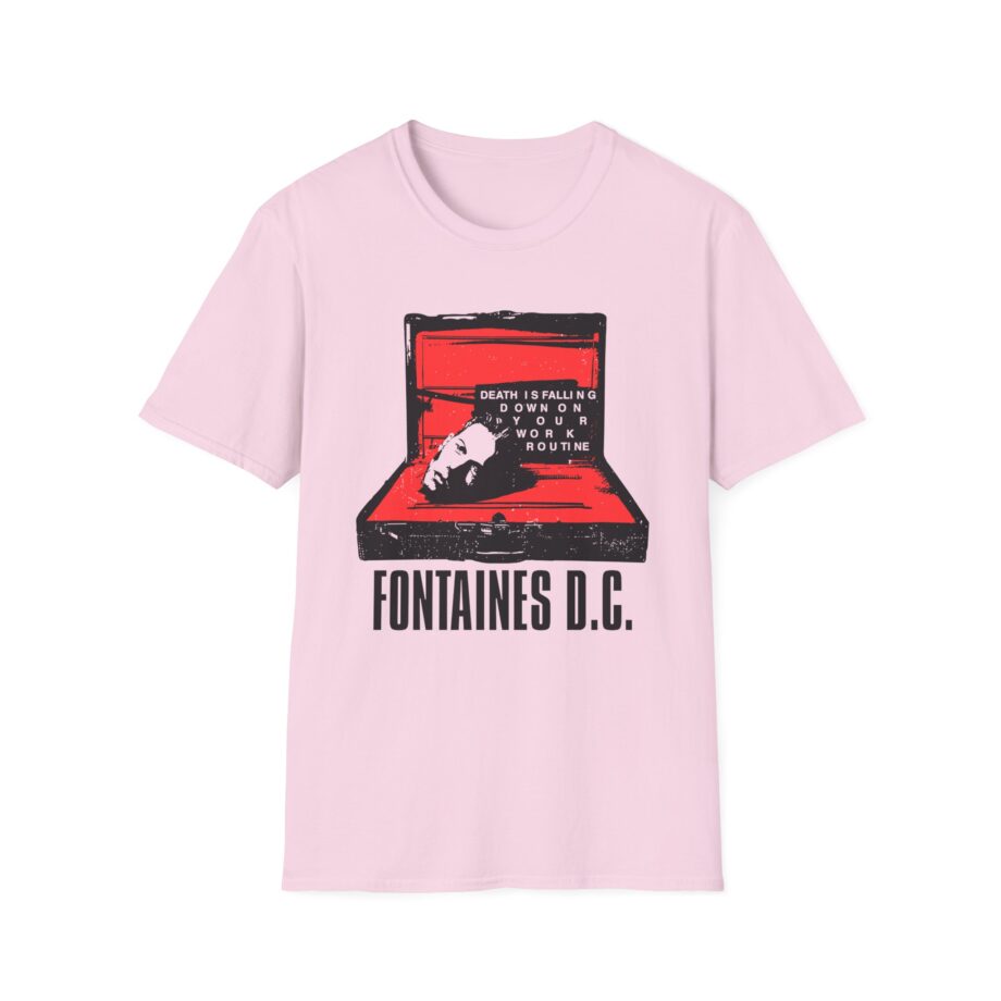 Fontaines Death Is Falling Down On Your Work Routine Unisex Softstyle T-Shirt