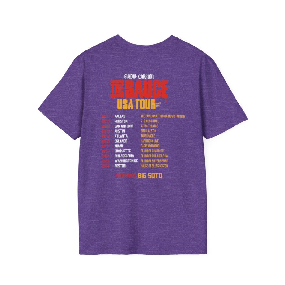 Eladio Carrion Sauce Boyz Usa Tour Unisex Softstyle T-Shirt