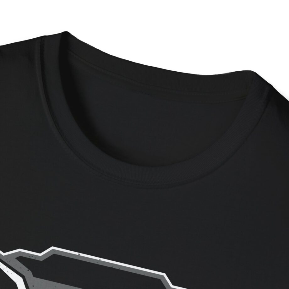 Demolition Ranch Monochrome Shield Unisex Softstyle T-shirt