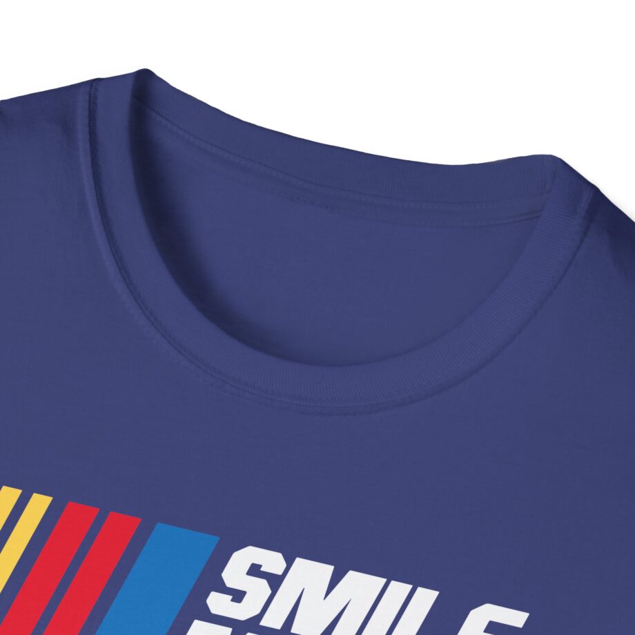 Roman Atwood Smile More Racing Unisex Softstyle T-shirt