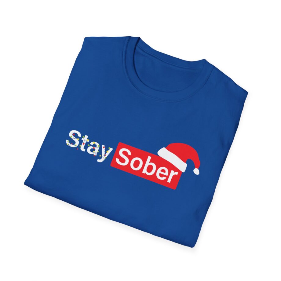 Daydrian Harding Xmas Stay Sober Unisex Softstyle T-shirt