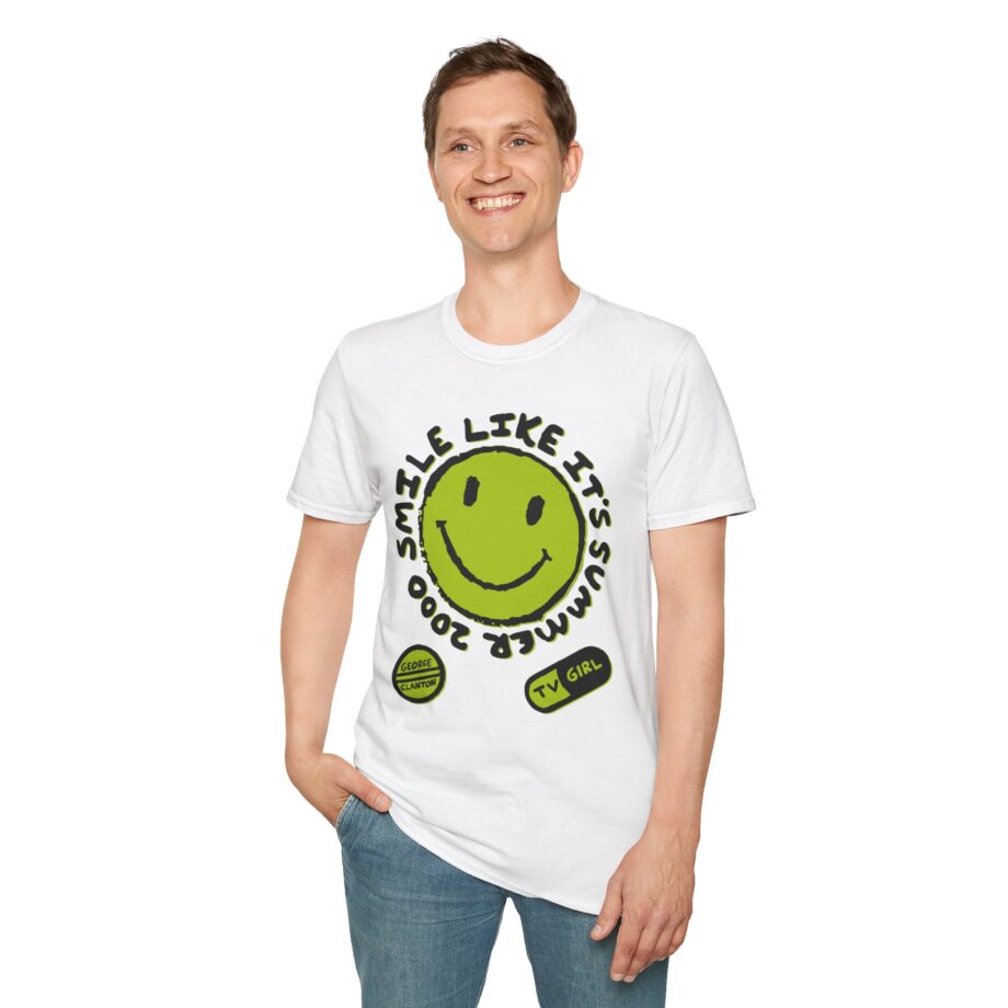 Tv Girl Smile Like It's Summer 2000 Unisex Softstyle T-shirt
