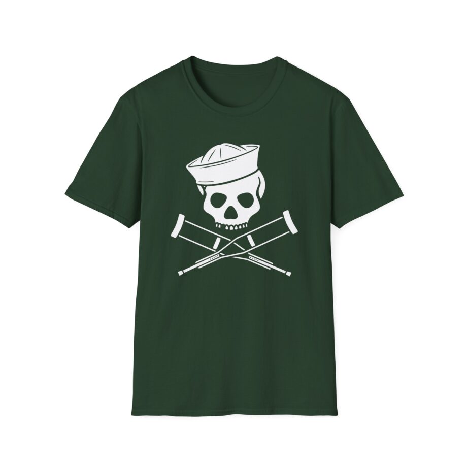 Jackass Sailor Skull & Crossbones Unisex Softstyle T-Shirt