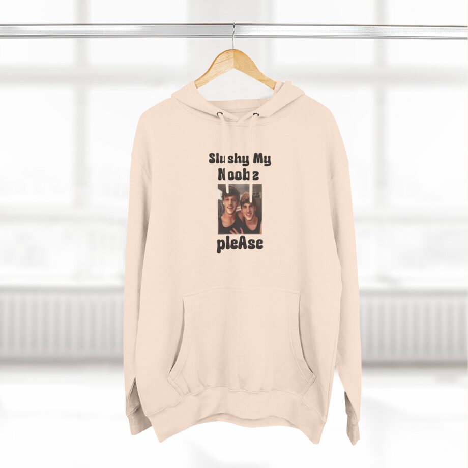 Slushy Noobz Martin and Hamzah Comedy Three-panel Fleece Hoodie