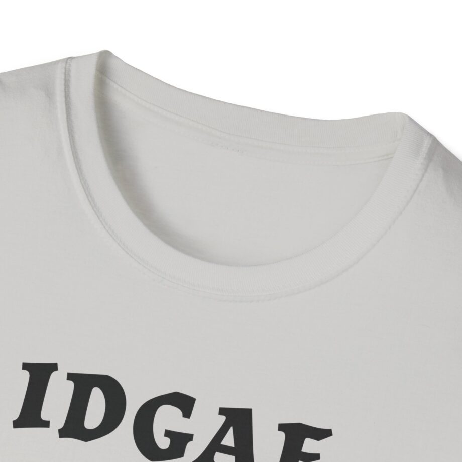 Sadie Crowell Idgaf Neon Middle Finger Unisex Softstyle T-shirt