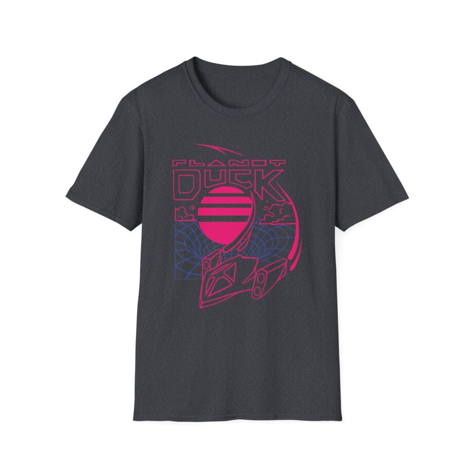 Quackity Plandy Dusk Neon Time Travel Unisex Softstyle T-shirt