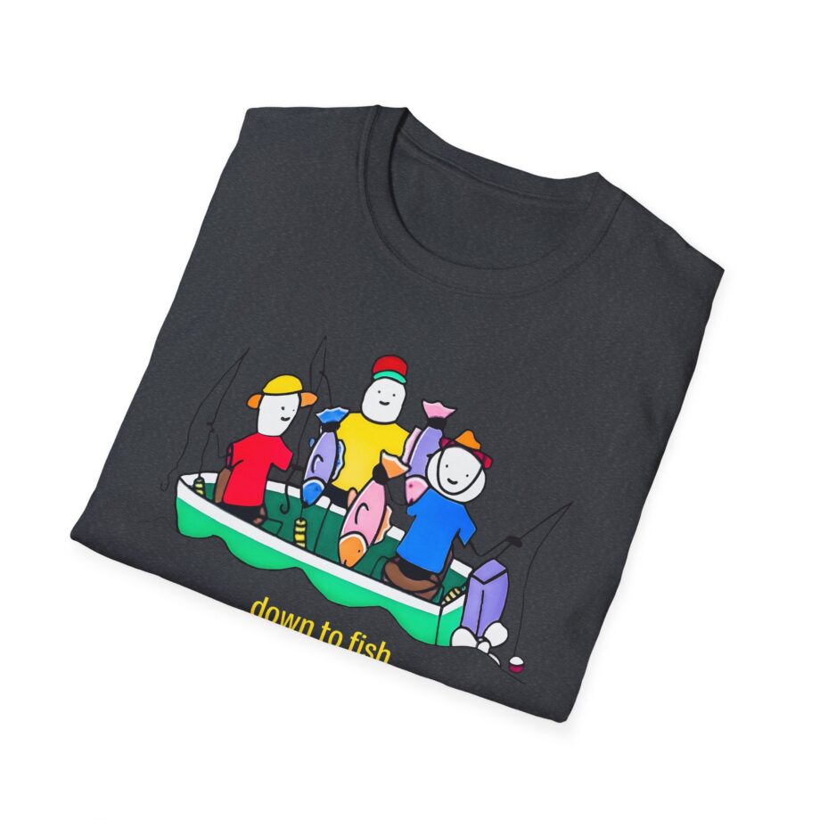 Super Mega Down to Fish Unisex Softstyle T-shirt