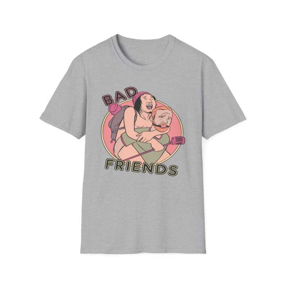 Andrew Santino Piggy Back Bad Friends Podcast Unisex Softstyle T-shirt