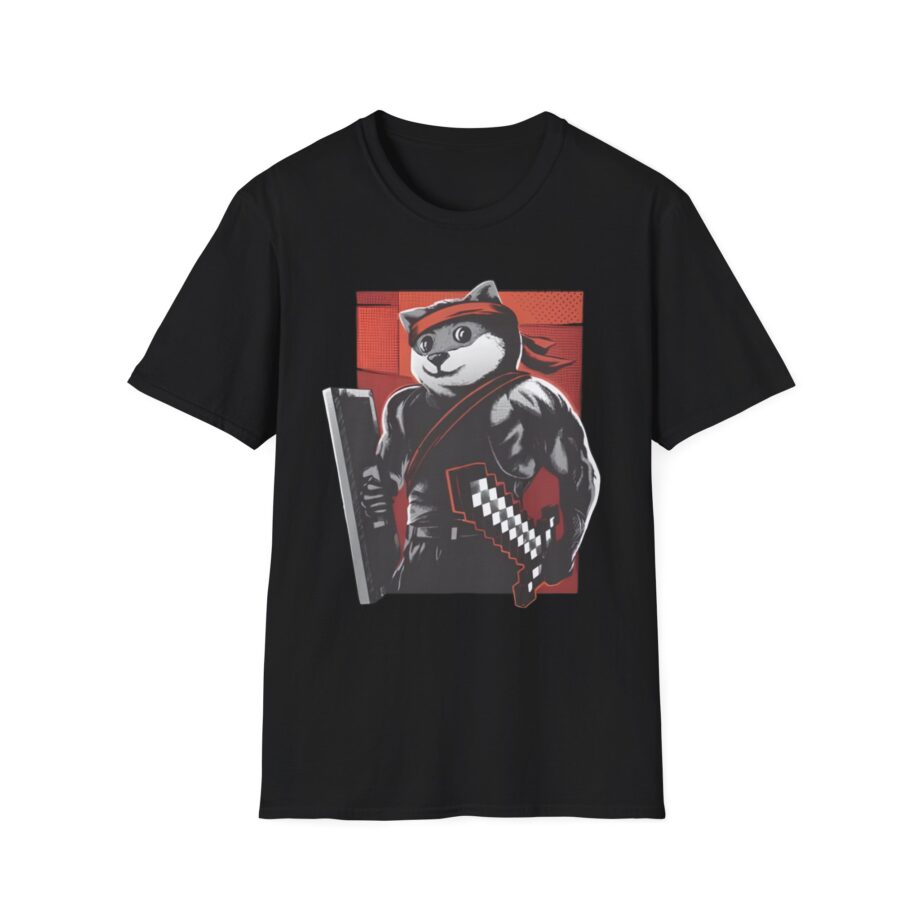 Gejmr Rambo Doge Unisex Softstyle T-shirt