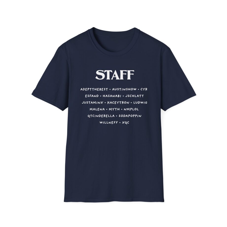 Qtcinderella Shit Camp Staff Unisex Softstyle T-shirt