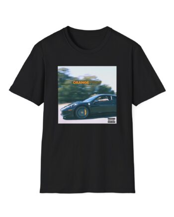 Larry June Orange Print Unisex Softstyle T-shirt