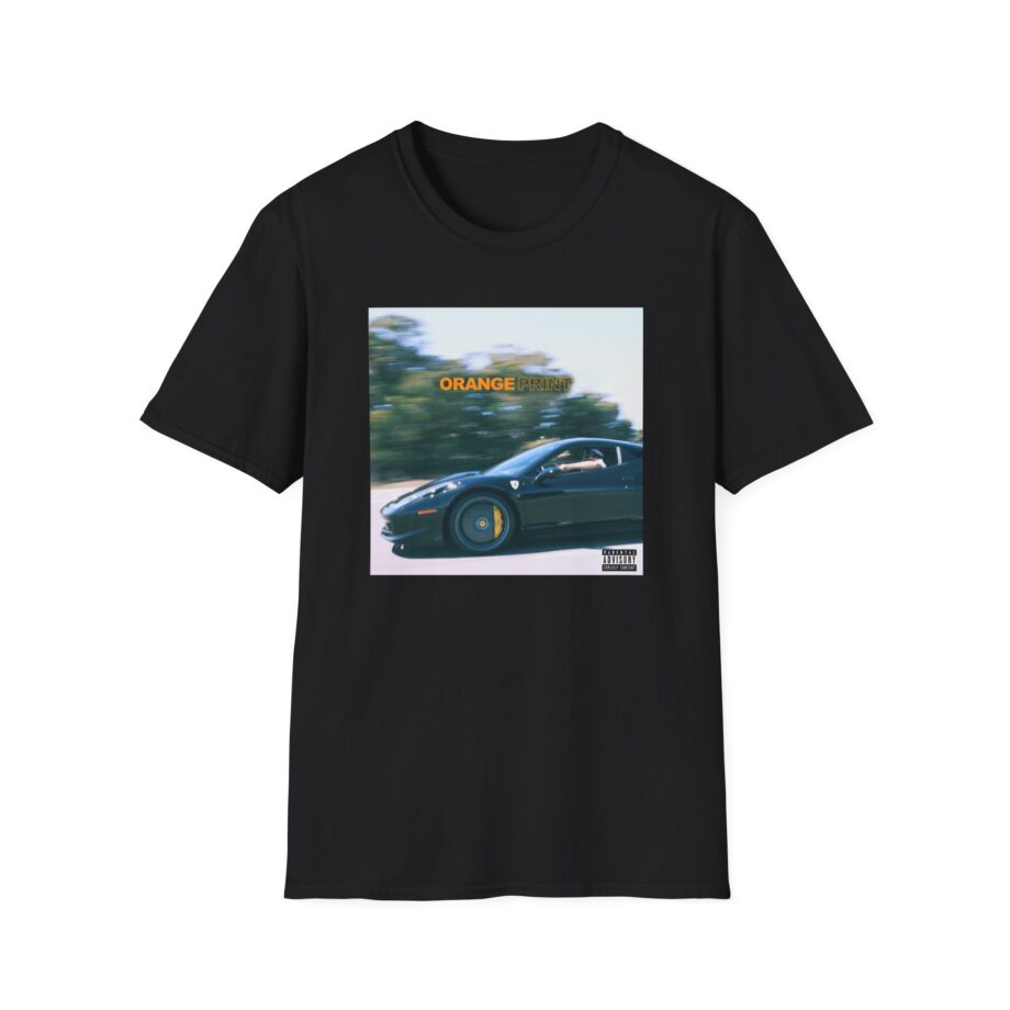 Larry June Orange Print Unisex Softstyle T-shirt