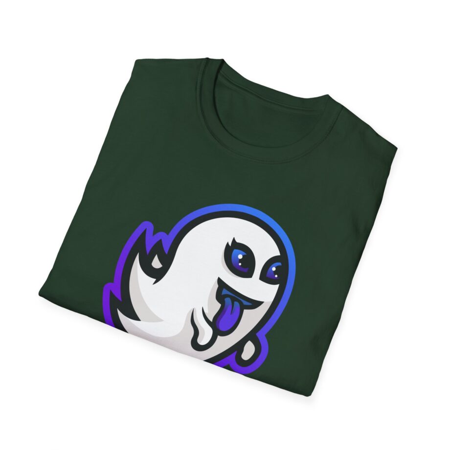 Ninja Ghosty Blue Dye Unisex Softstyle T-shirt