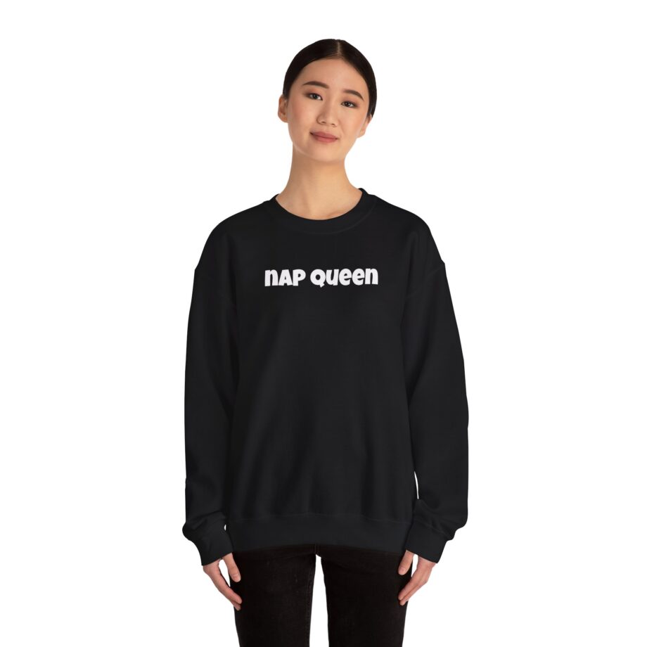 Slushy Noobz Nap Queen Unisex Heavy Blend Crewneck Sweatshirt