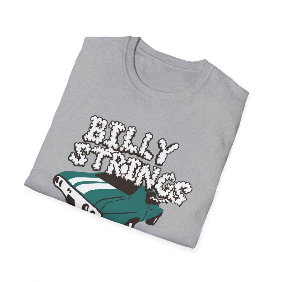 Billy Strings Imogene + Willie X Billy Strings Highway Prayers Green Car Unisex Softstyle T-shirt