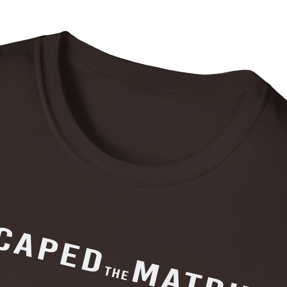 Andrew Tate Escaped the Matrix Unisex Softstyle T-shirt