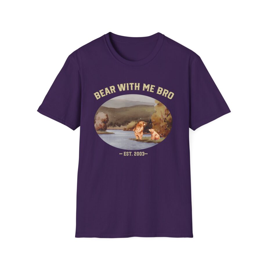 Sadie Crowell Bear With Me Bro Unisex Softstyle T-shirt