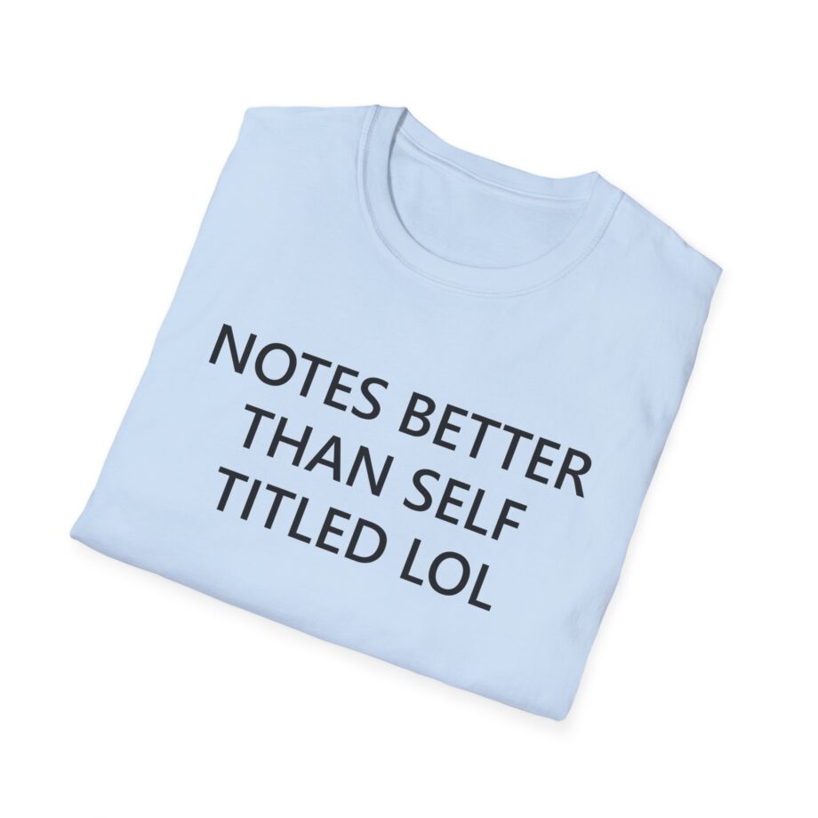 The  Notes > Self Titled Unisex Softstyle T-shirt