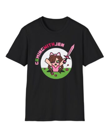 Popularmmos Gaming With Jen Unisex Softstyle T-shirt