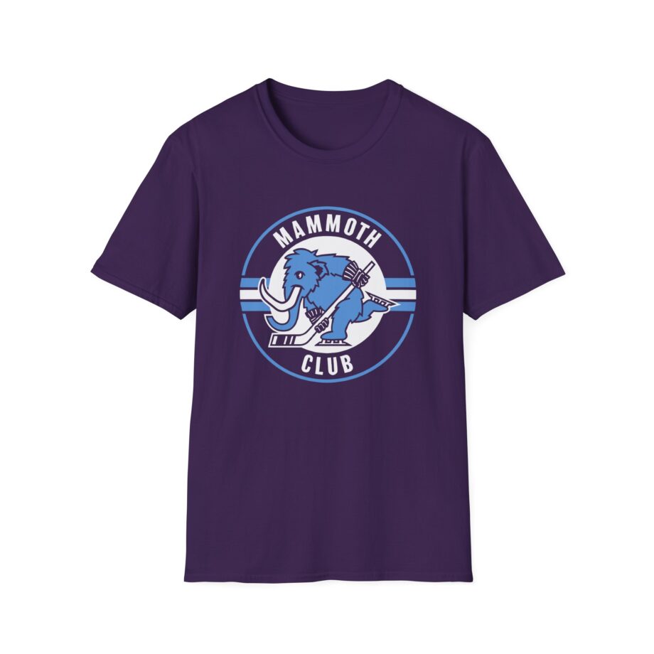 The Mammoth Club Hockey Logo Unisex Softstyle T-Shirt