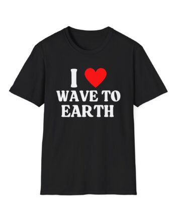 I Love Wave to Earth Unisex Softstyle T-Shirt