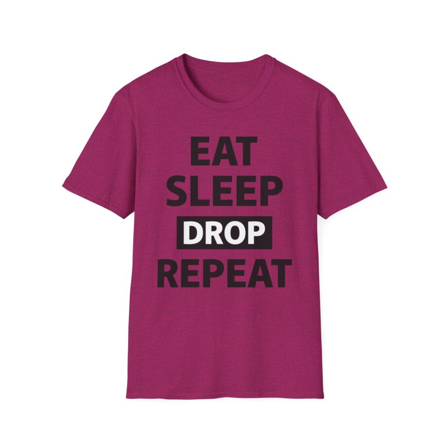 Morgz Eat Sleep Drop Repeat Unisex Softstyle T-Shirt