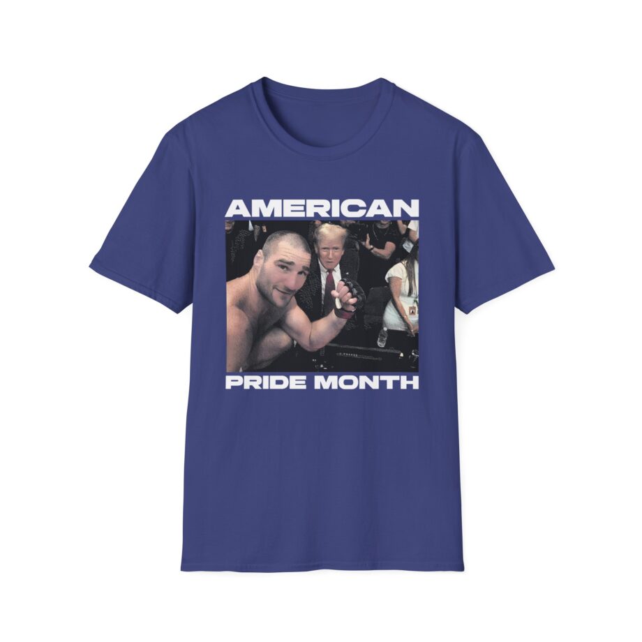 Sean Strickland American Pride Month Unisex Softstyle T-shirt