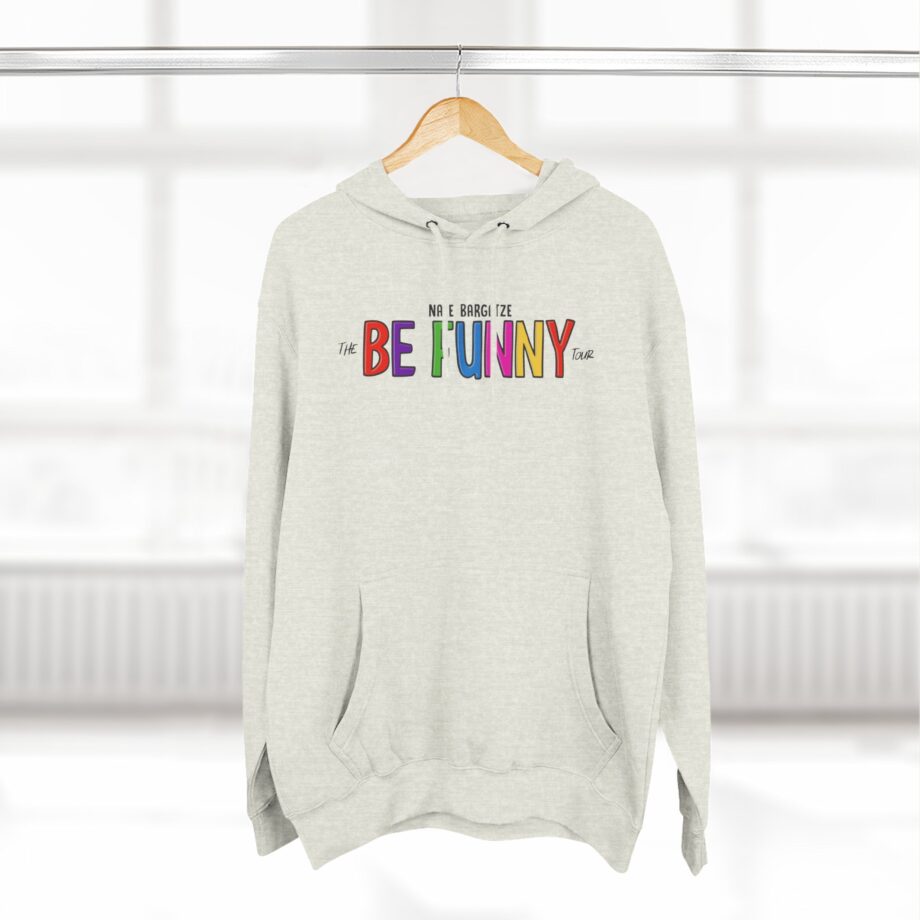 Nate Bargatze the Be Funny Tour Three-panel Fleece Hoodie