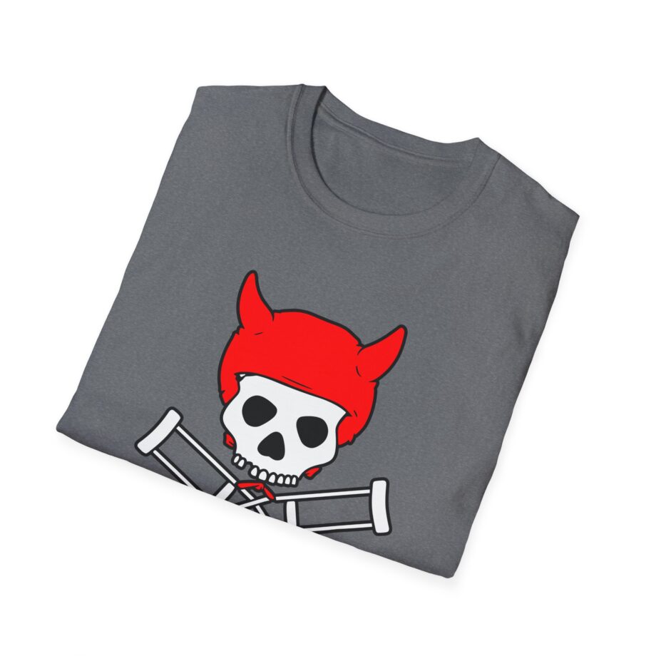 Jackass Devil Horns Skull & Crossbones Unisex Softstyle T-Shirt