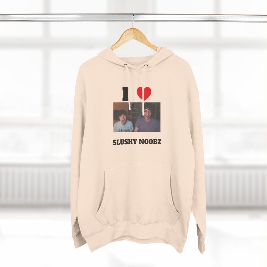 I Heart Slushy Noobz Three-panel Fleece Hoodie