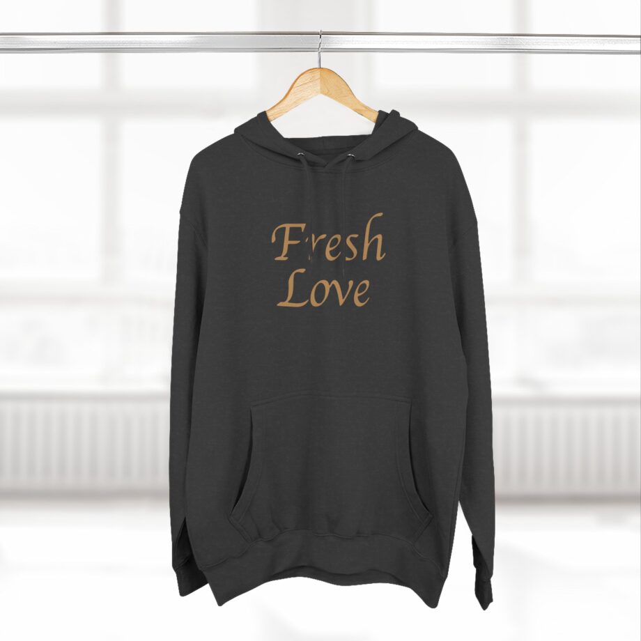 Fresh Love Three-Panel Fleece Hoodie