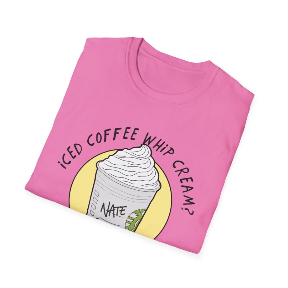 Nate Bargatze  Iced Coffee Whip Cream Unisex Softstyle T-Shirt