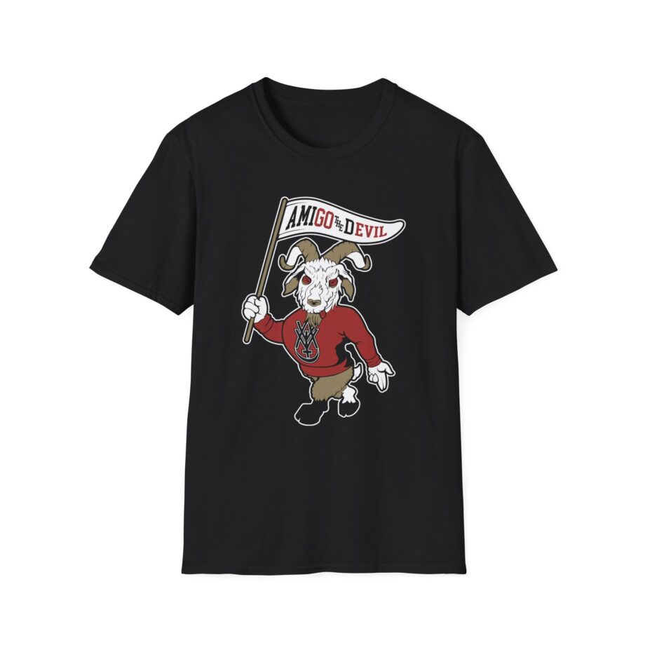 Amigo the Devil Go Evil Mascot Unisex Softstyle T-shirt