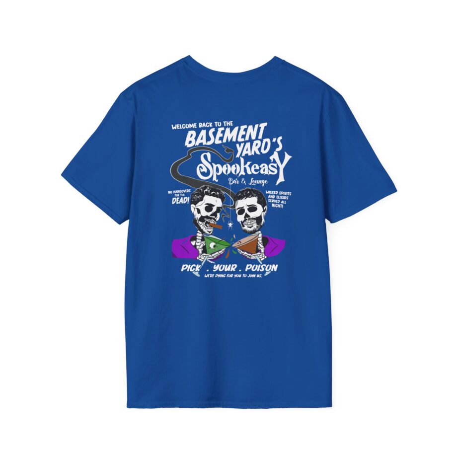 Basement Yard the Spookeasy Bar & Lounge Unisex Softstyle T-shirt