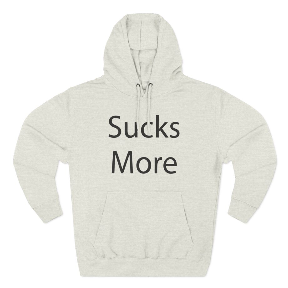 Hamzah Sucks More Tee Three-panel Fleece Hoodie