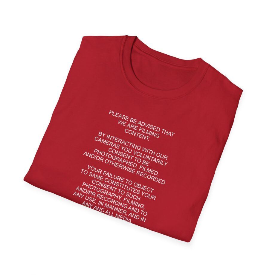 Nekrogoblikon We Are Filming Content Unisex Softstyle T-Shirt