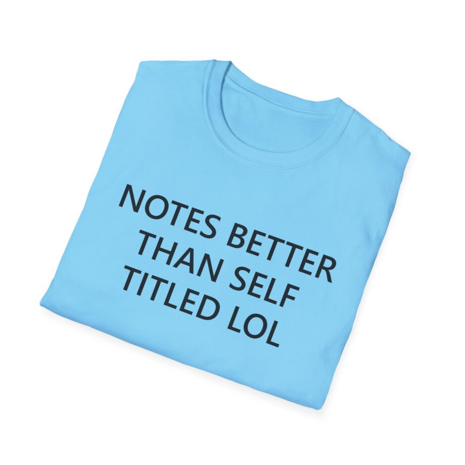 The  Notes > Self Titled Unisex Softstyle T-shirt