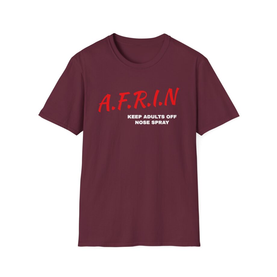 Nate Bargatze Afrin Keep Adults of Nose Spray Unisex Softstyle T-Shirt