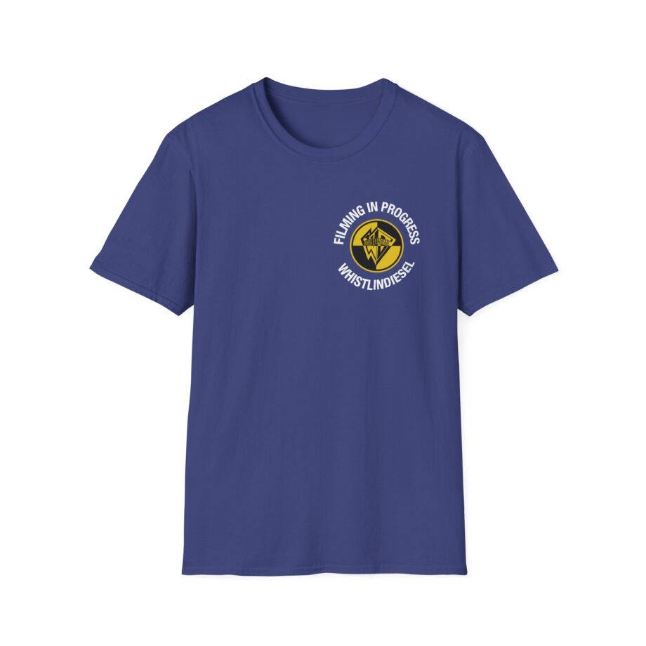 Whistlindiesel Filming in Progress Unisex Softstyle T-shirt