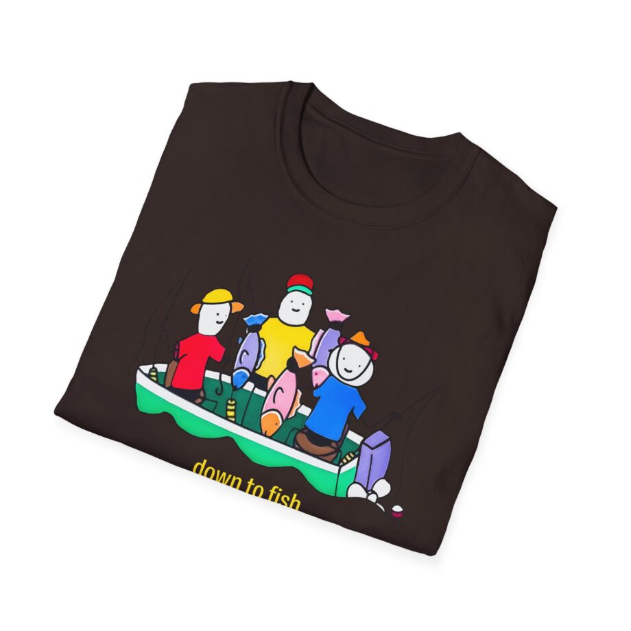 Super Mega Down to Fish Unisex Softstyle T-shirt