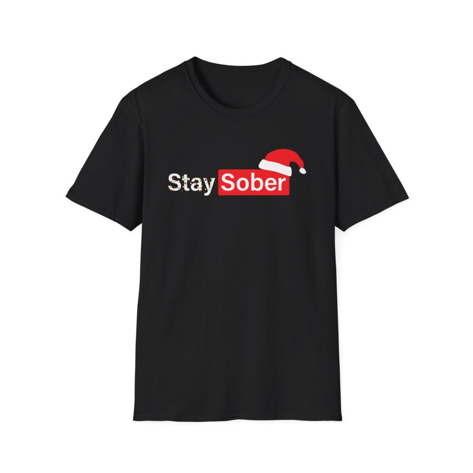 Daydrian Harding Xmas Stay Sober Unisex Softstyle T-shirt