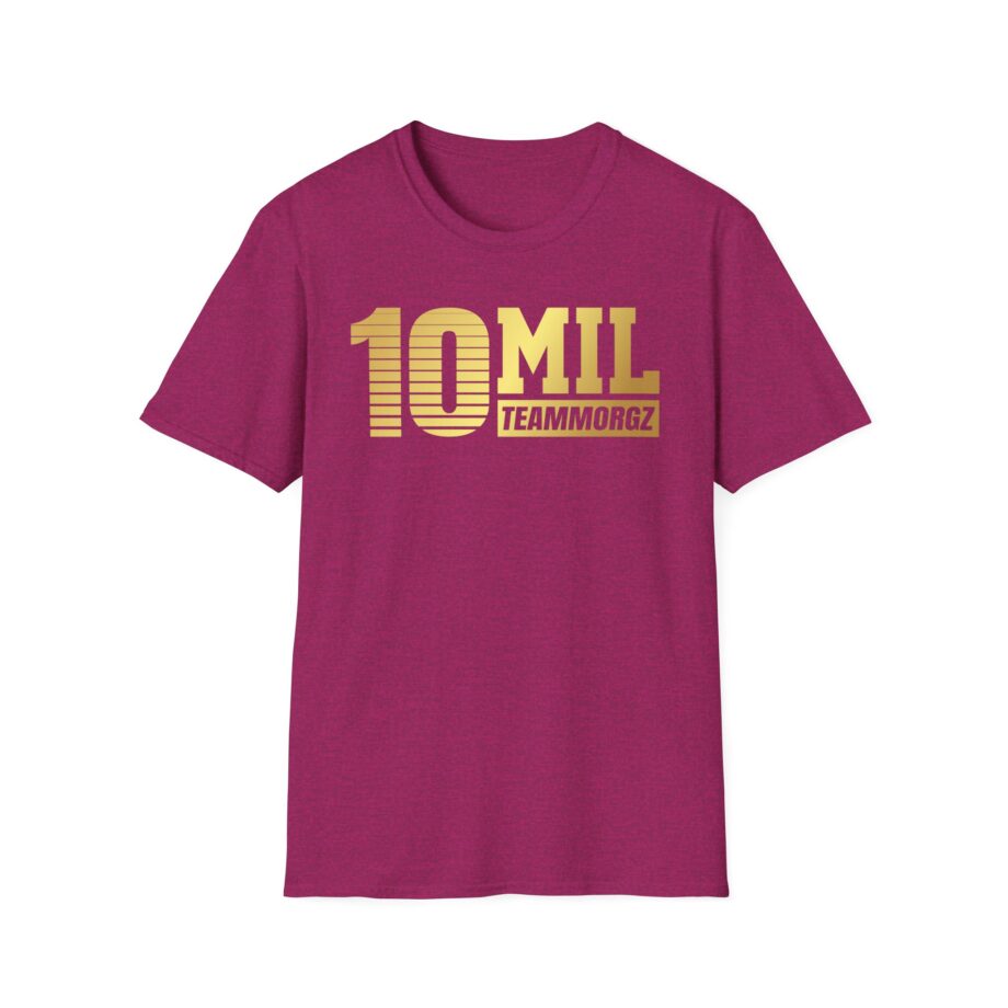 Morgz 10 Million Squad Unisex Softstyle T-Shirt